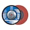 Pferd 7" x 5/8-11 Thd. POLIFAN Flap Disc - A-COOL SG INOX+ALU, Aluminum oxide, 80 Grit, Flat 62383 - alternate 1